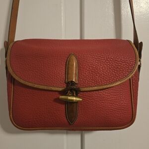 Red Leather Shoulder Bag